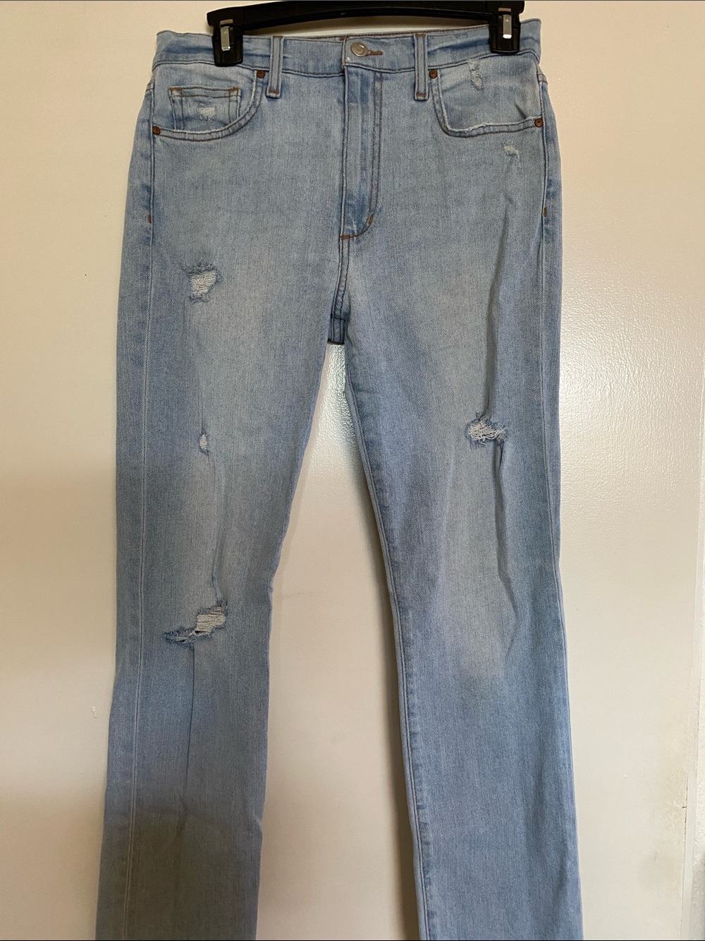 Joe's High Rise Straight Ankle Jeans